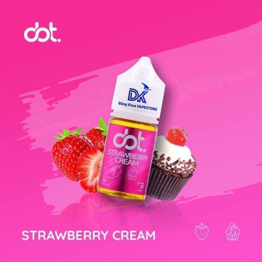 Tinh dầu MỸ Dot Kem Dâu Strawberry Cream 50MG/30ML [SALTNIC]