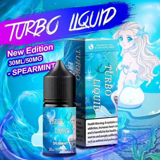 Tinh Dầu Turbo Liquid Bạc hà by Tokyo E Juice 50MG/30ML [SALTNIC]