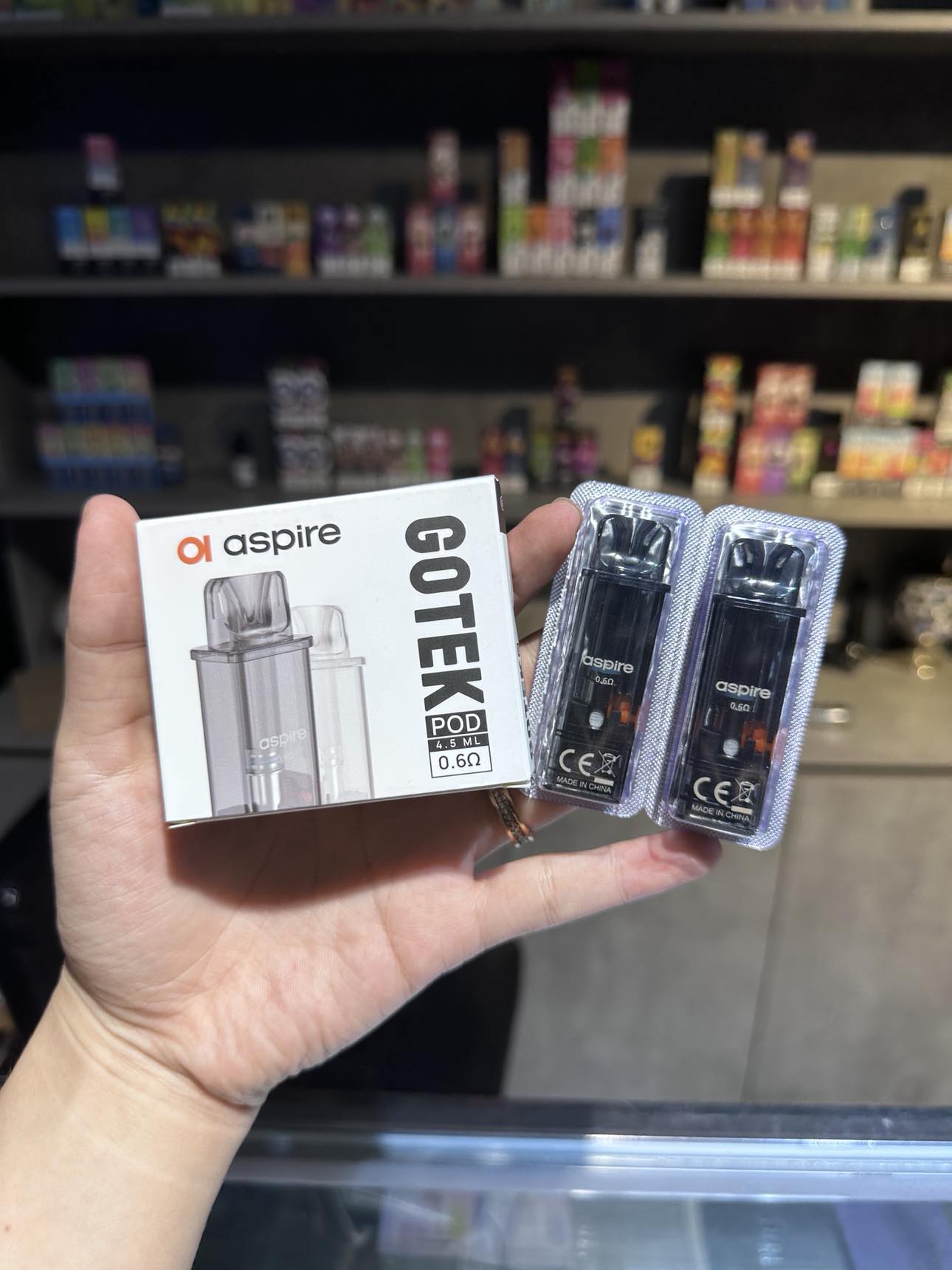 Đầu Pod rỗng 0.6ohm thay thế GOTEK BY ASPIRE