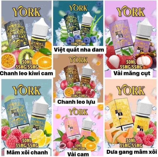 Tinh Dầu YORK 35MG/30ML [SALTNIC]