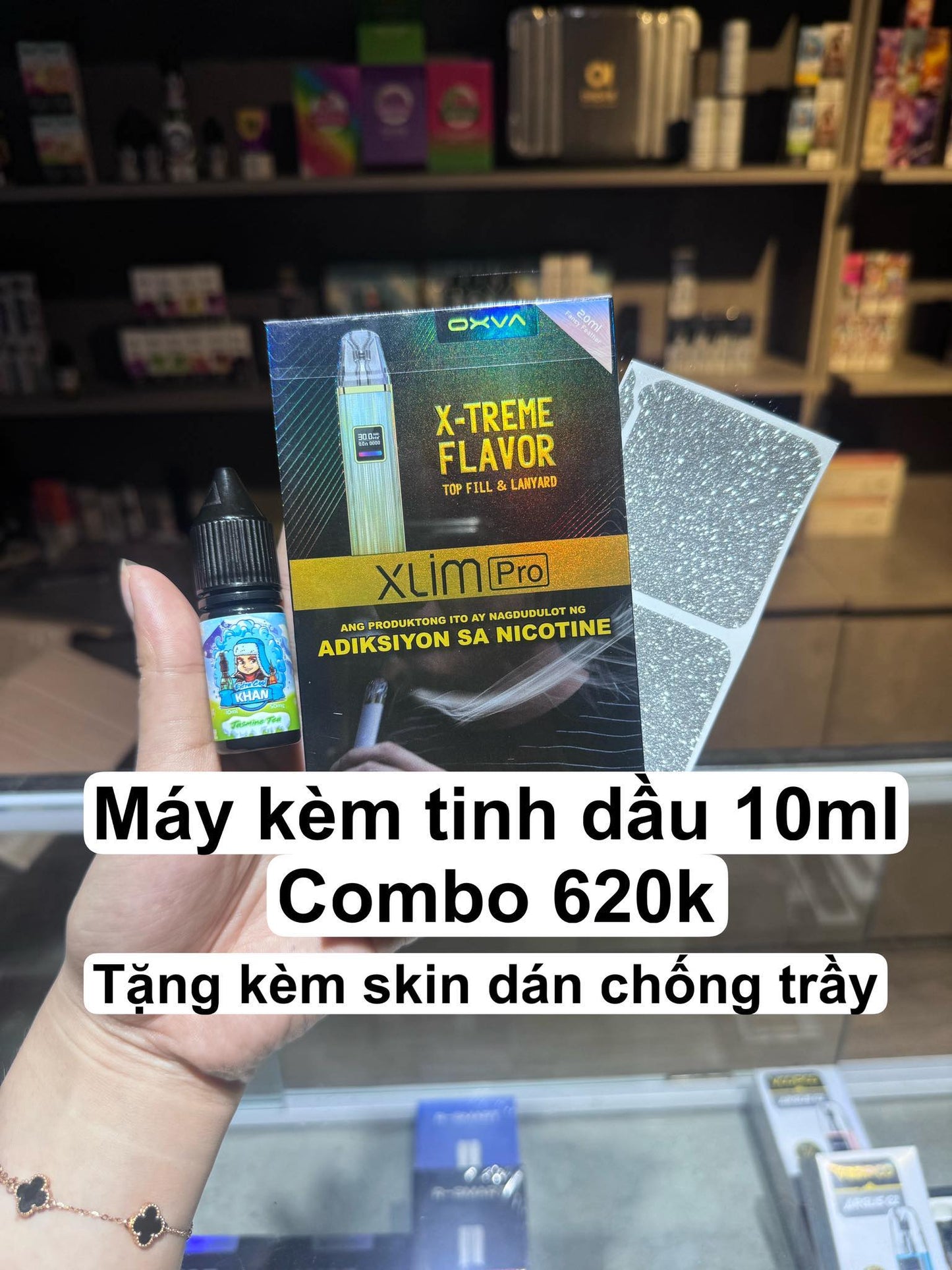 COMBO Xlim + Tinh dầu 10ML (có thể chọn vị) chỉ từ 620K