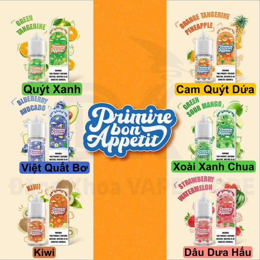 Tinh Dầu PRIMIRE BON APPEPTIT 58MG/30ML [SALTNIC]