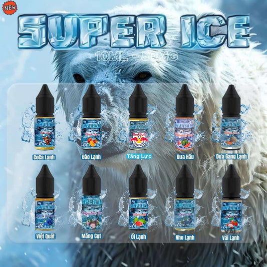 Tinh Dầu SUPPER ICE 50MG/10ML [SALTNIC]