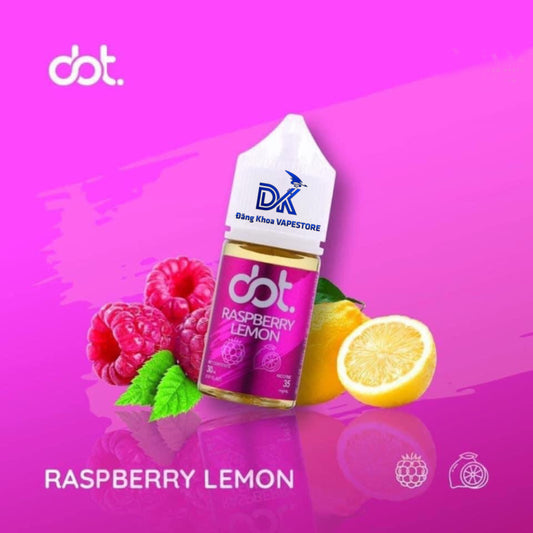 Tinh dầu MỸ Dot Mâm Xôi Chanh Raspberry Lemon 50MG/30ML [SALTNIC]