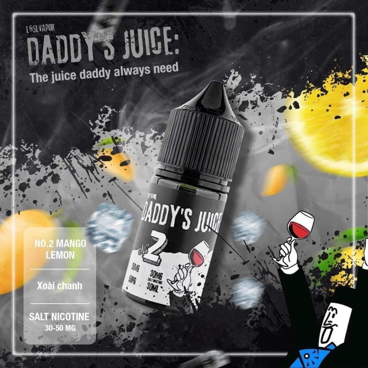 Tinh Dầu DADDY’S JUICE 30MG/30ML [SALTNIC]