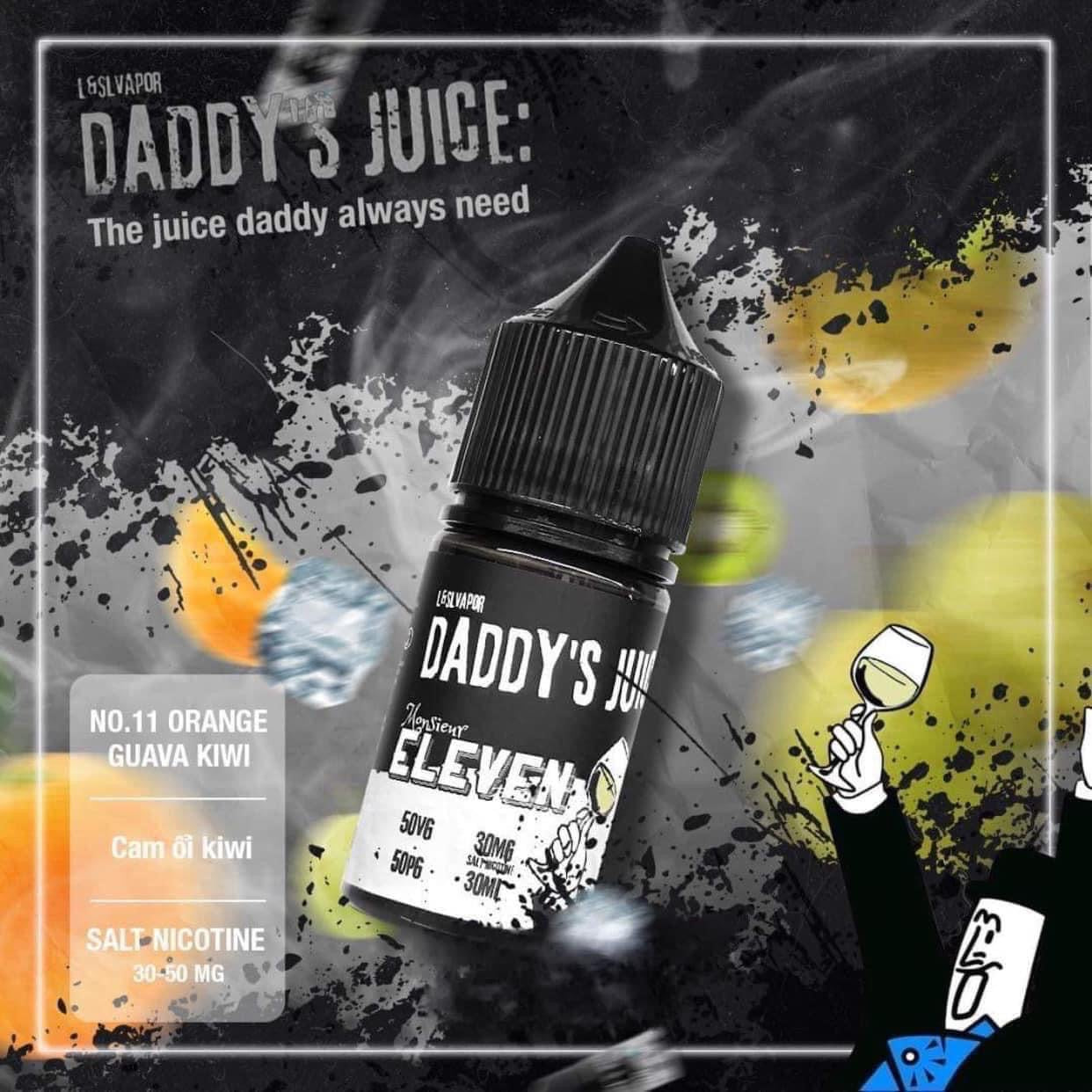 Tinh Dầu DADDY’S JUICE 30MG/30ML [SALTNIC]